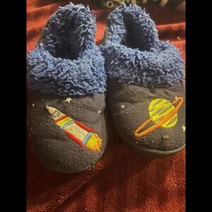 Space slippers boys 7/8